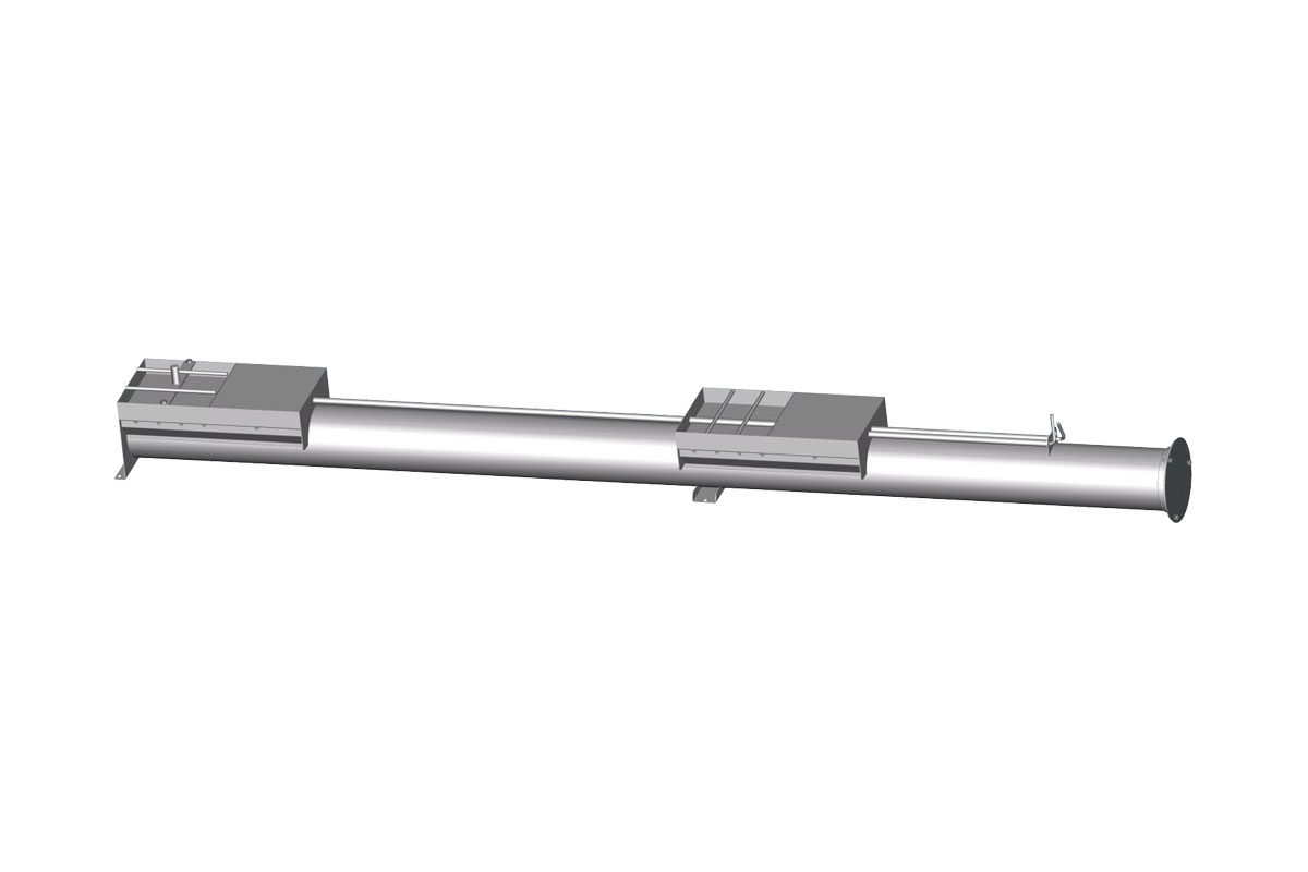 standard 2 hopper unload tube 1 - Haven Industries